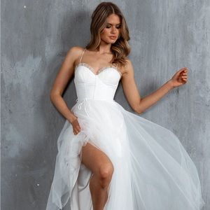 Selfie Leslie smitten dress - wedding dress - white - XL